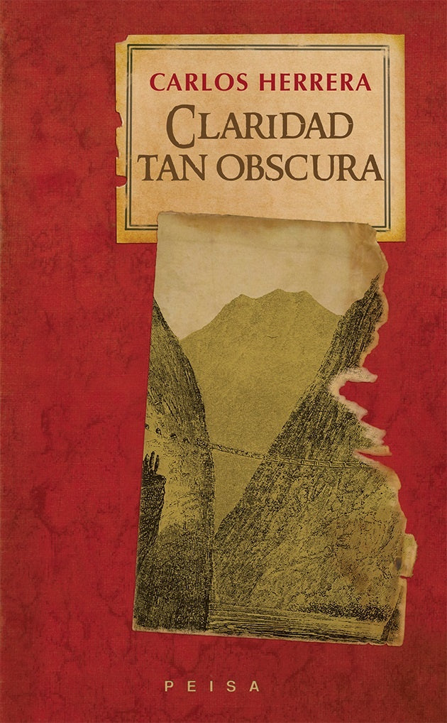 Libro Claridad tan obscura de Carlos Herrera con portada ilustrada y texto PEISA