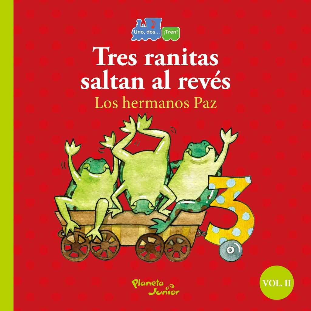 Tres ranitas que saltan al revés/Cuatro monos van | Andrea Paz