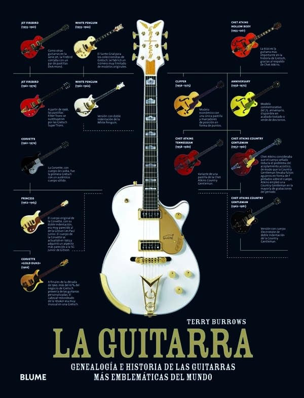 LA GUITARRA. GENEALOGIA E HISTORIA DE LAS GUITARRAS MAS EMBLEMATICAS DEL MUNDO | TERRY BURROWS