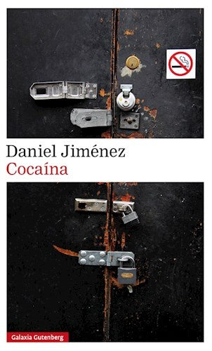 Portada de libro "Cocaína" de Daniel Jiménez, ilustración oscura y título