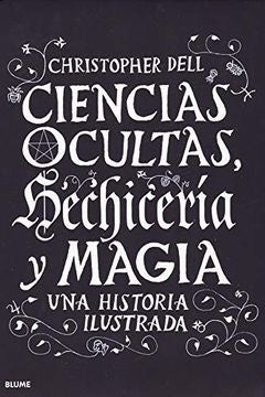 Libro de tapa negra con portada: “Ciencias Ocultas...” de Christopher Dell