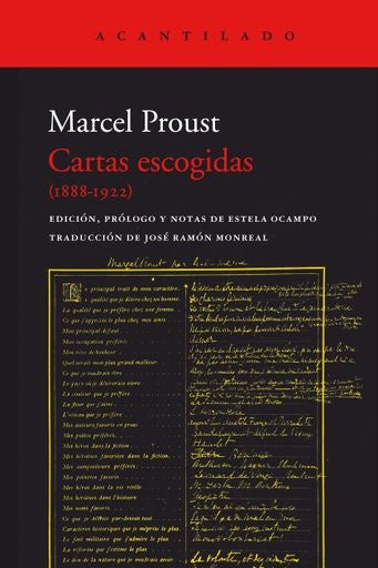 CARTAS ESCOGIDAS (1888-1922) - PROUST | MARCEL PROUST