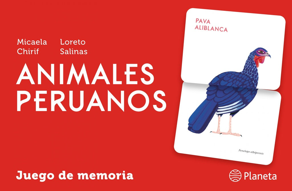 Animales peruanos. Juego de memoria | Micaela Chirif