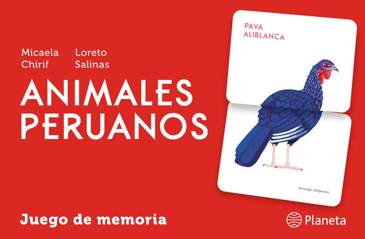 Animales peruanos. Juego de memoria | Micaela Chirif