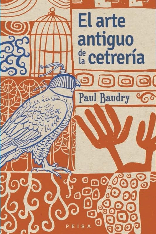 Libro con portada ilustrada de ave y título 'El arte antiguo de la cetrería'