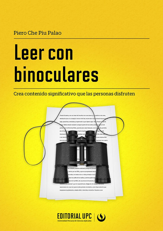 Leer con binoculares | Piero Che Piu Palao