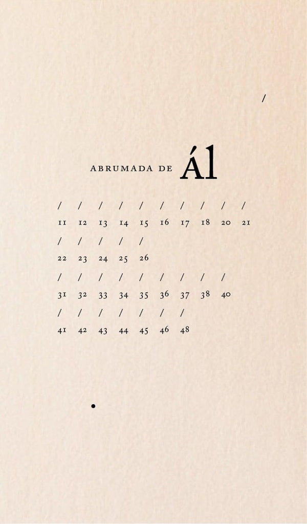 Abrumada de Ál | Paula Bruce Rheineck