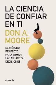 Libro de portada con círculos de colores y texto; “Doña A. Moore” y “conecte”