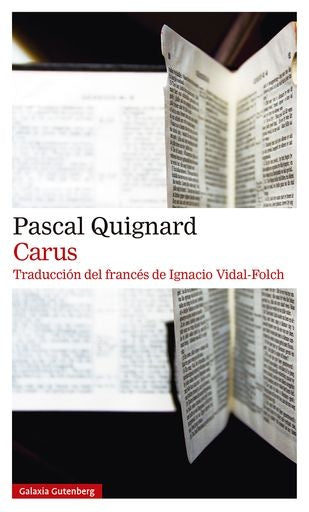 CARUS | PASCAL QUIGNARD