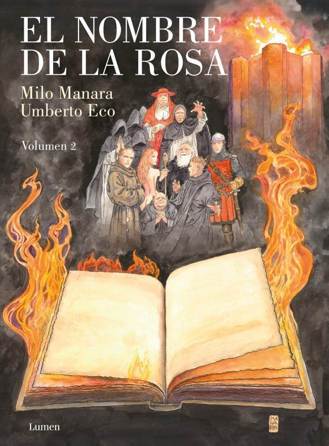NOMBRE DE LA ROSA VOL.2,EL | Umberto/Manara  Milo Eco