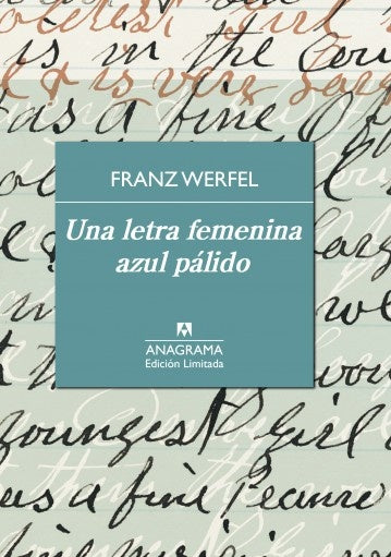 Libro de Franz Werfel, portada azul pálido con títulos en blanco.