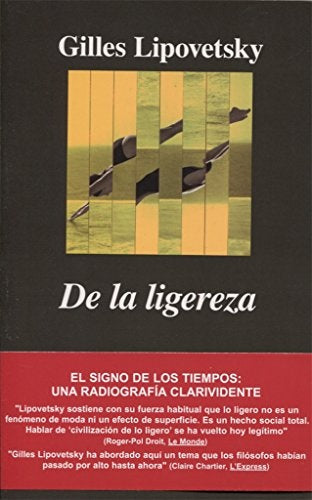 De la ligereza | LIPOVETSKY GILLES