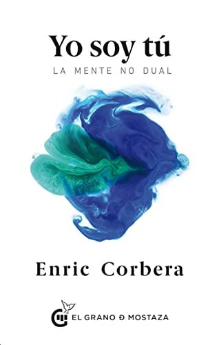 Portada de libro con humo abstracto azul y turquesa y texto “Yo soy tú”