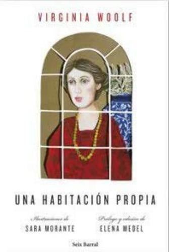 Libro ilustrado Virginia Woolf, Una habitación propia, retrato de mujer; Seix Barral.
