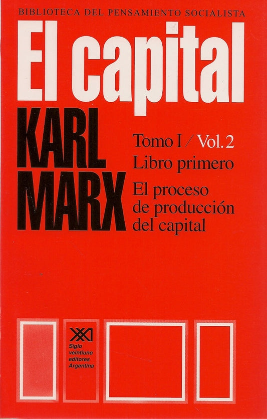 EL CAPITAL TOMO I. VOL 2 | KARL MARX