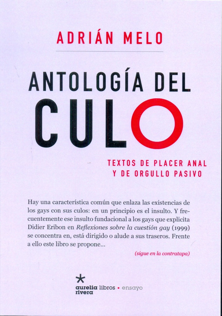 ANTOLOGIA DEL CULO | ADRIAN MELO