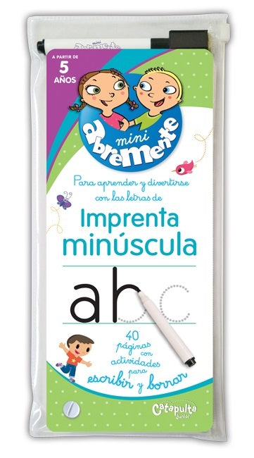 ABREMENTE PARA ESCRIBIR Y BORRAR - MINUSCULAS | Varios Autores